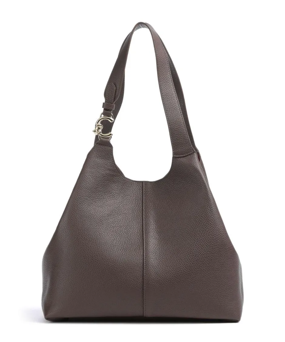 Coccinelle Shoulder Bags|Hobo Bags-C-Easy Hobo bag grained leather