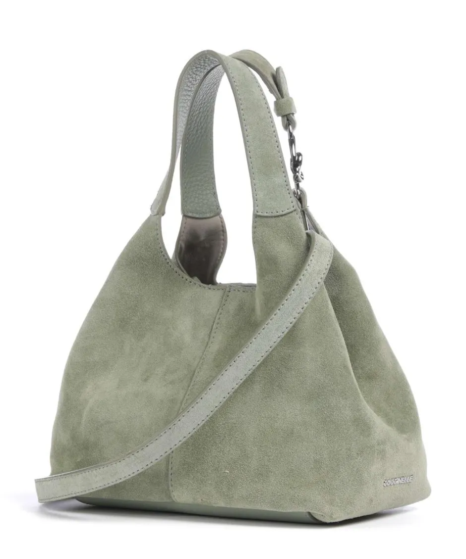 Coccinelle Handbags|Crossbody Bags-C-Easy Suede Handbag brushed cow leather
