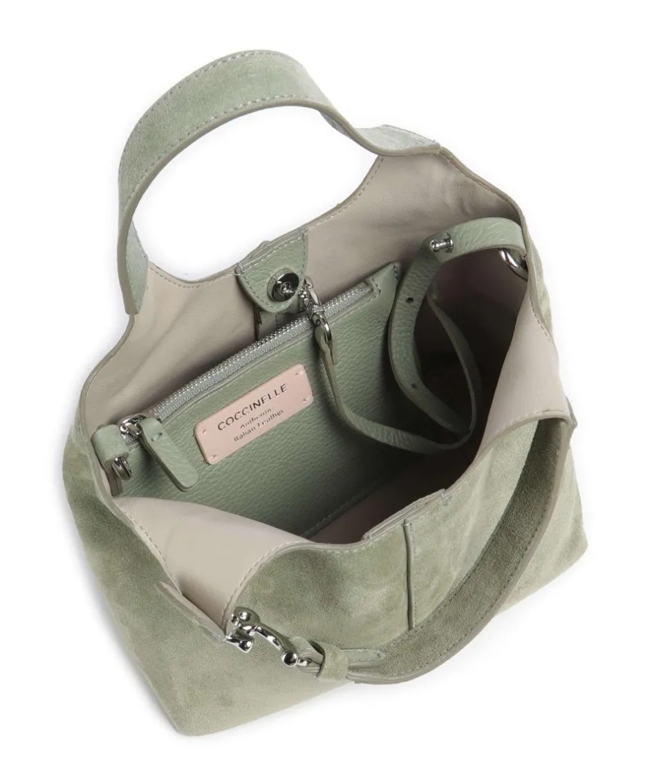 Coccinelle Handbags|Crossbody Bags-C-Easy Suede Handbag brushed cow leather