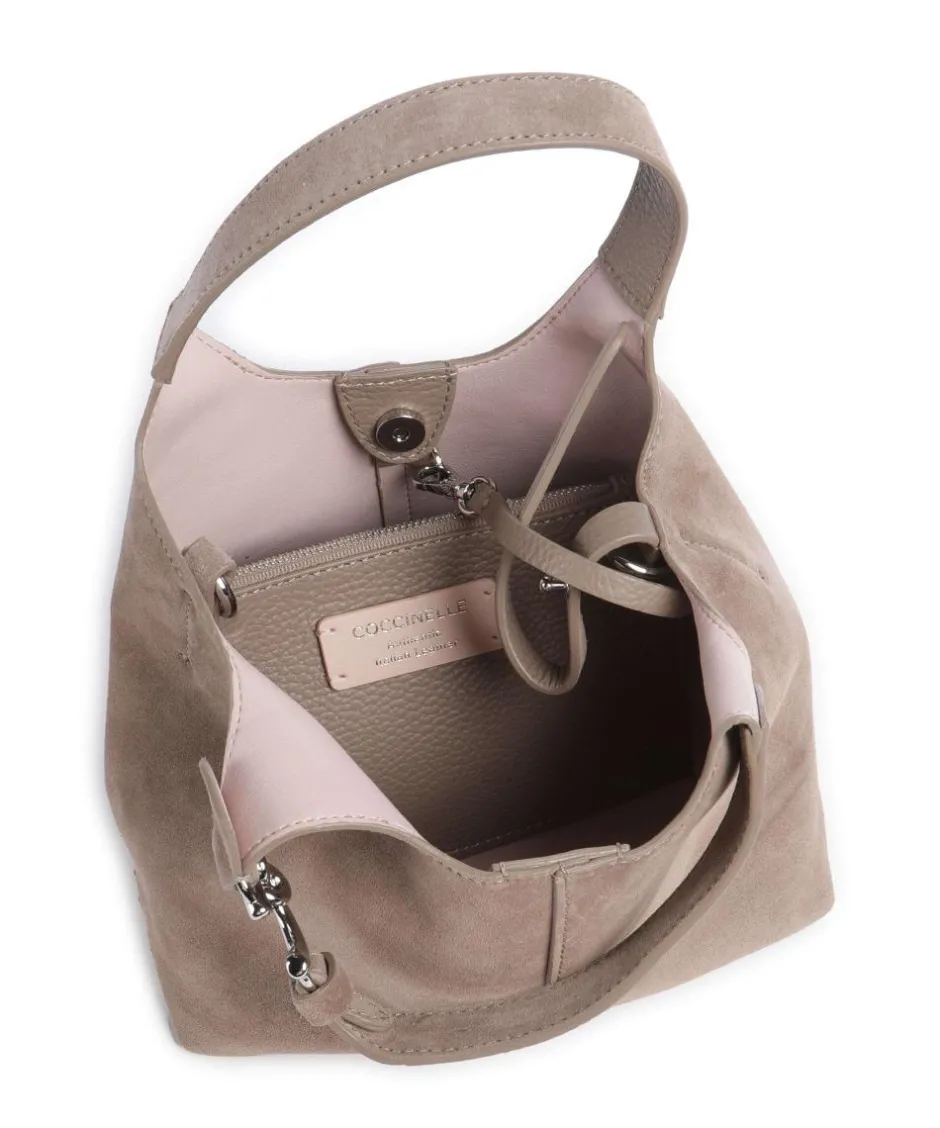 Coccinelle Handbags|Crossbody Bags-C-Easy Suede Handbag brushed cow leather