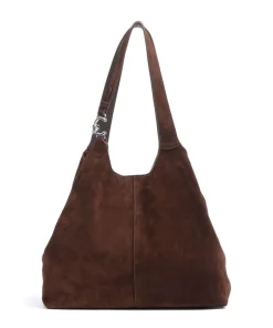 Coccinelle Shoulder Bags|Hobo Bags-C-Easy Suede Hobo bag brushed cow leather