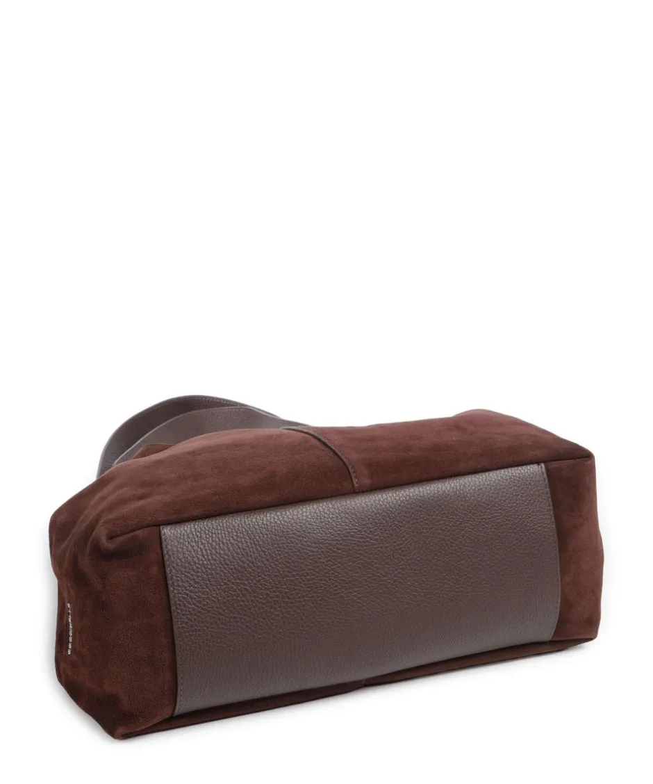 Coccinelle Shoulder Bags|Hobo Bags-C-Easy Suede Hobo bag brushed cow leather