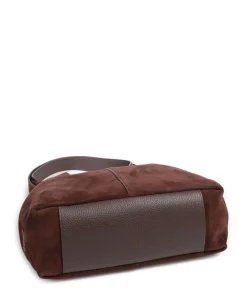 Coccinelle Shoulder Bags|Hobo Bags-C-Easy Suede Hobo bag brushed cow leather