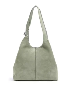 Coccinelle Shoulder Bags|Hobo Bags-C-Easy Suede Hobo bag brushed cow leather