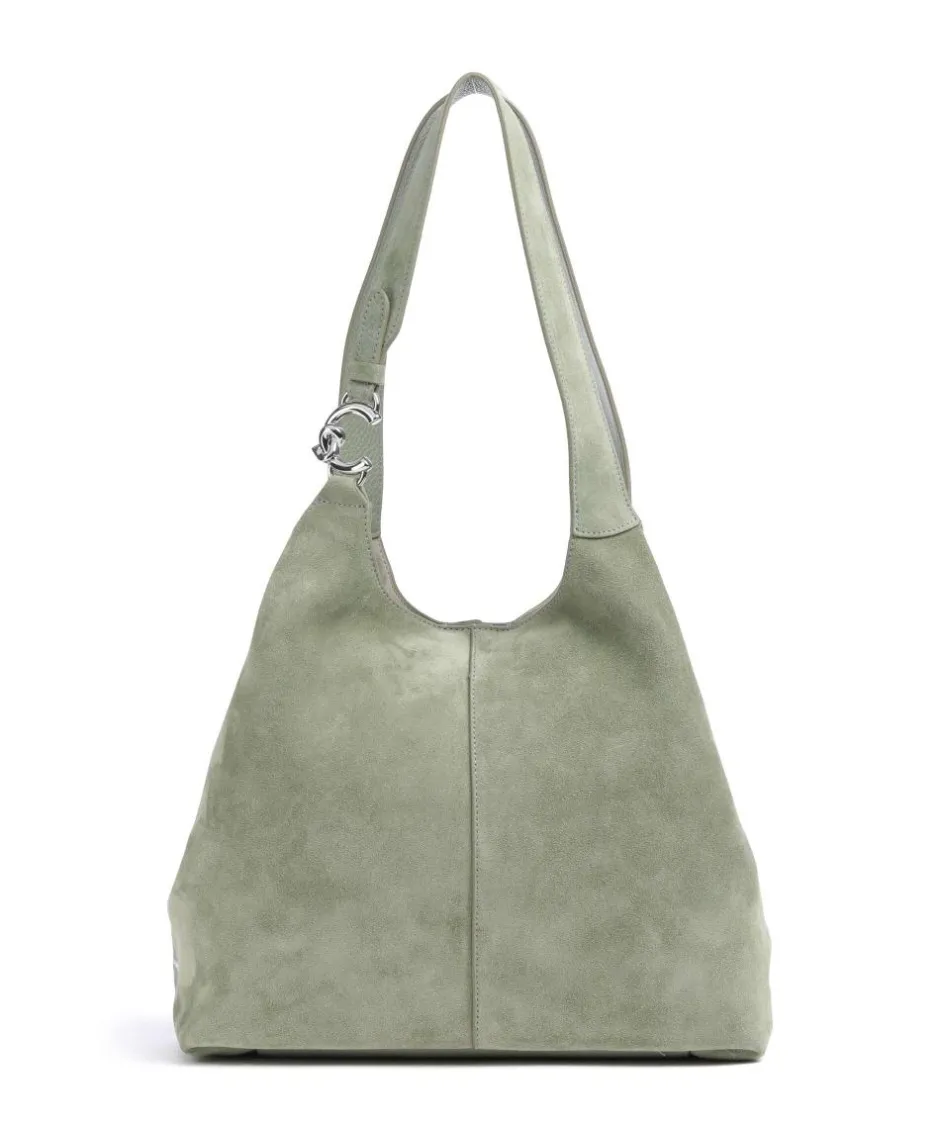 Coccinelle Shoulder Bags|Hobo Bags-C-Easy Suede Hobo bag brushed cow leather