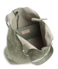 Coccinelle Shoulder Bags|Hobo Bags-C-Easy Suede Hobo bag brushed cow leather