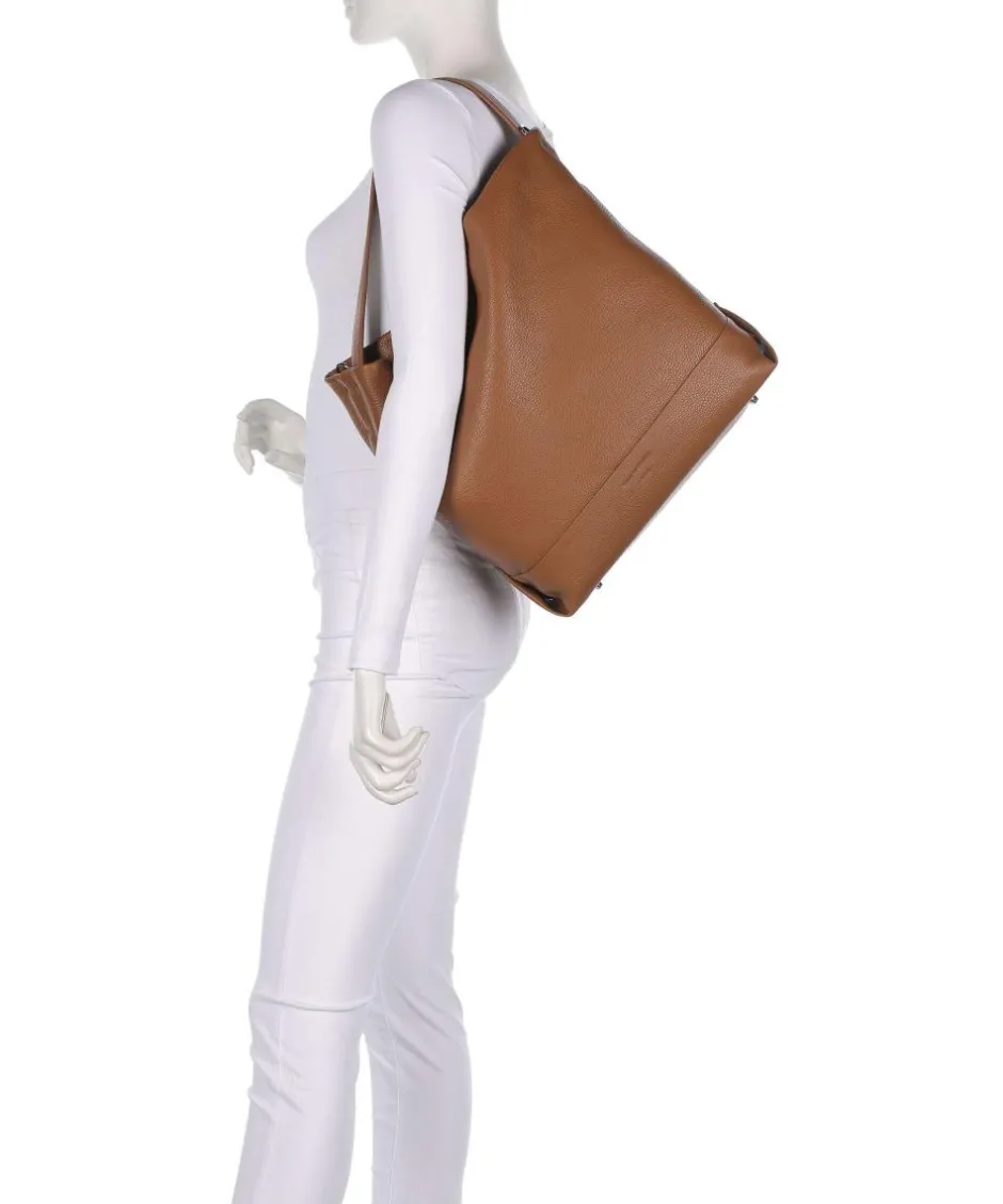 Tiger of Sweden Shoulder Bags|Hobo Bags-Cesano Hobo bag 15″ fine grain cow leather