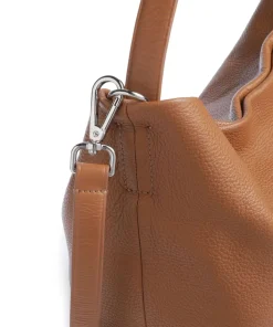 Tiger of Sweden Shoulder Bags|Hobo Bags-Cesano Hobo bag 15″ fine grain cow leather