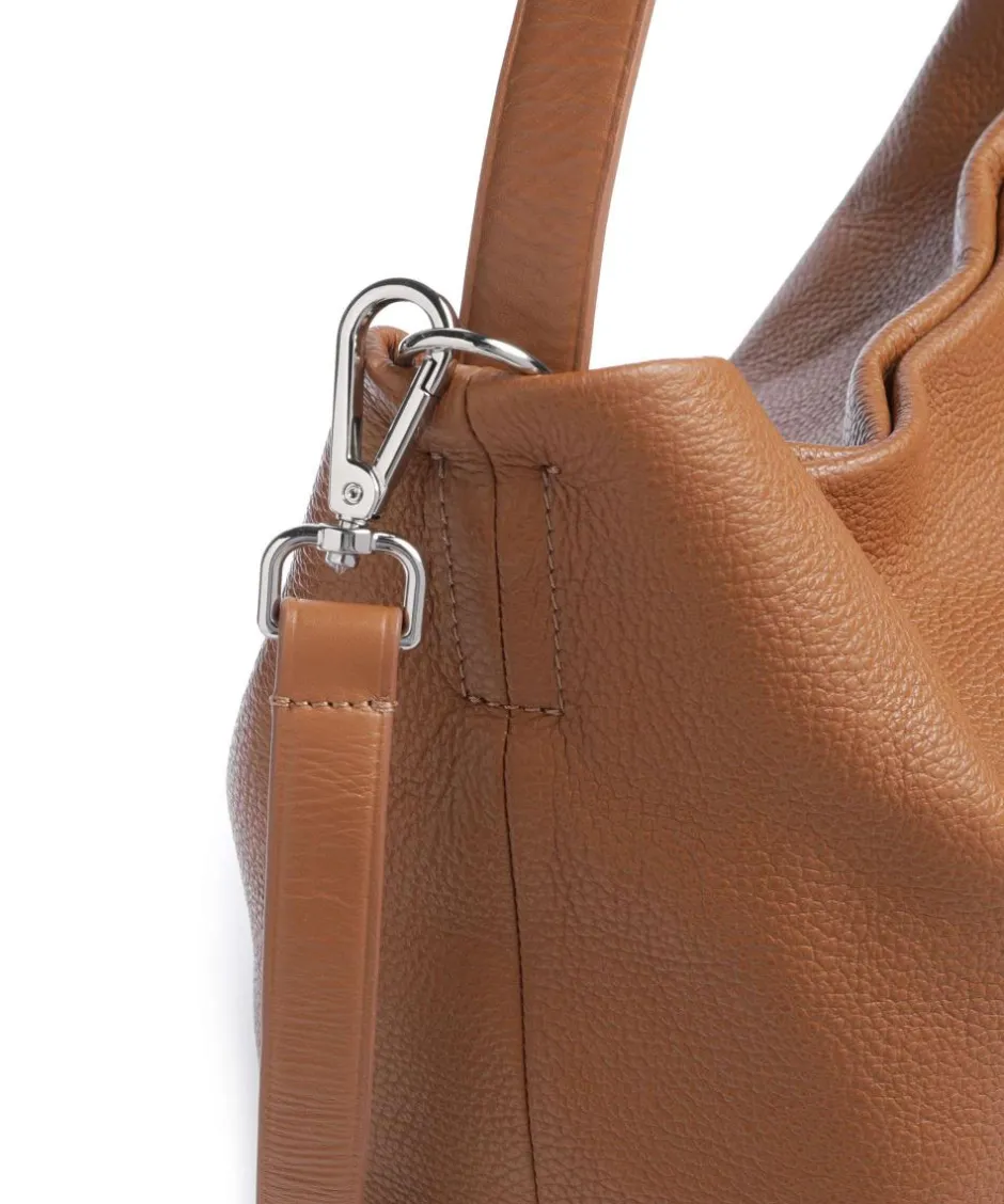 Tiger of Sweden Shoulder Bags|Hobo Bags-Cesano Hobo bag 15″ fine grain cow leather
