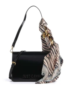 Just Cavalli Shoulder Bags|Crossbody Bags-Chain Foulard Shoulder bag imitation leather