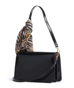 Just Cavalli Shoulder Bags|Crossbody Bags-Chain Foulard Shoulder bag imitation leather