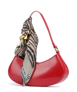Just Cavalli Shoulder Bags-Chain Foulard Shoulder bag polyurethane, polyester