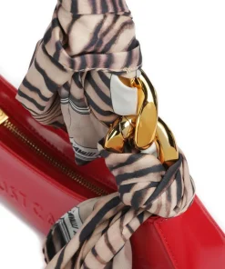 Just Cavalli Shoulder Bags-Chain Foulard Shoulder bag polyurethane, polyester
