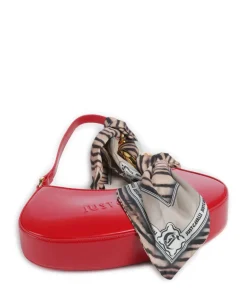 Just Cavalli Shoulder Bags-Chain Foulard Shoulder bag polyurethane, polyester