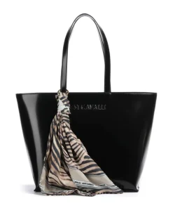 Just Cavalli Tote Bags-Chain Foulard Tote bag imitation leather