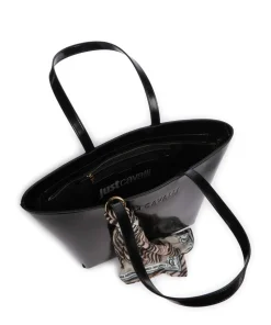 Just Cavalli Tote Bags-Chain Foulard Tote bag imitation leather