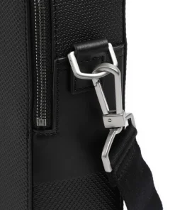 Lacoste Business- & Laptop Bags-Chantaco Briefcase 14″ embossed cow leather