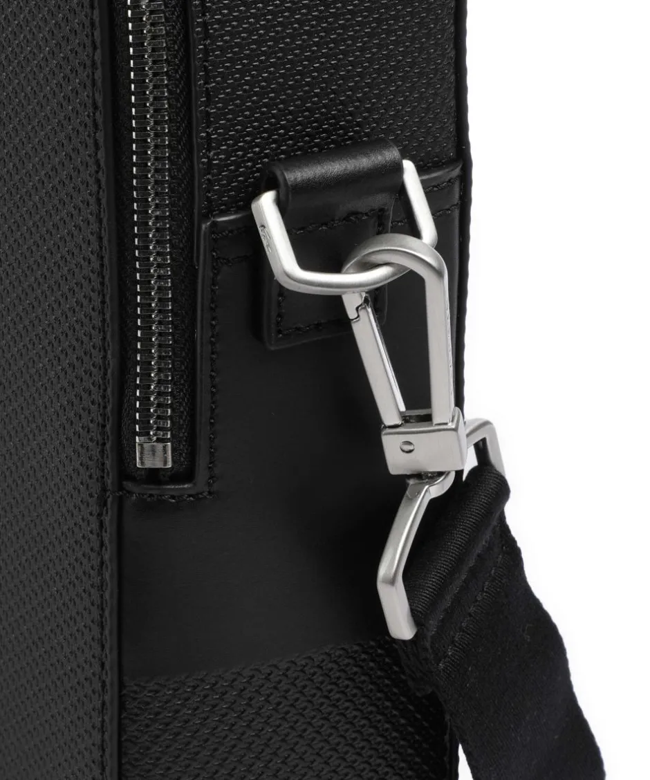 Lacoste Business- & Laptop Bags-Chantaco Briefcase 14″ embossed cow leather