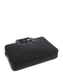 Lacoste Business- & Laptop Bags-Chantaco Briefcase 14″ embossed cow leather