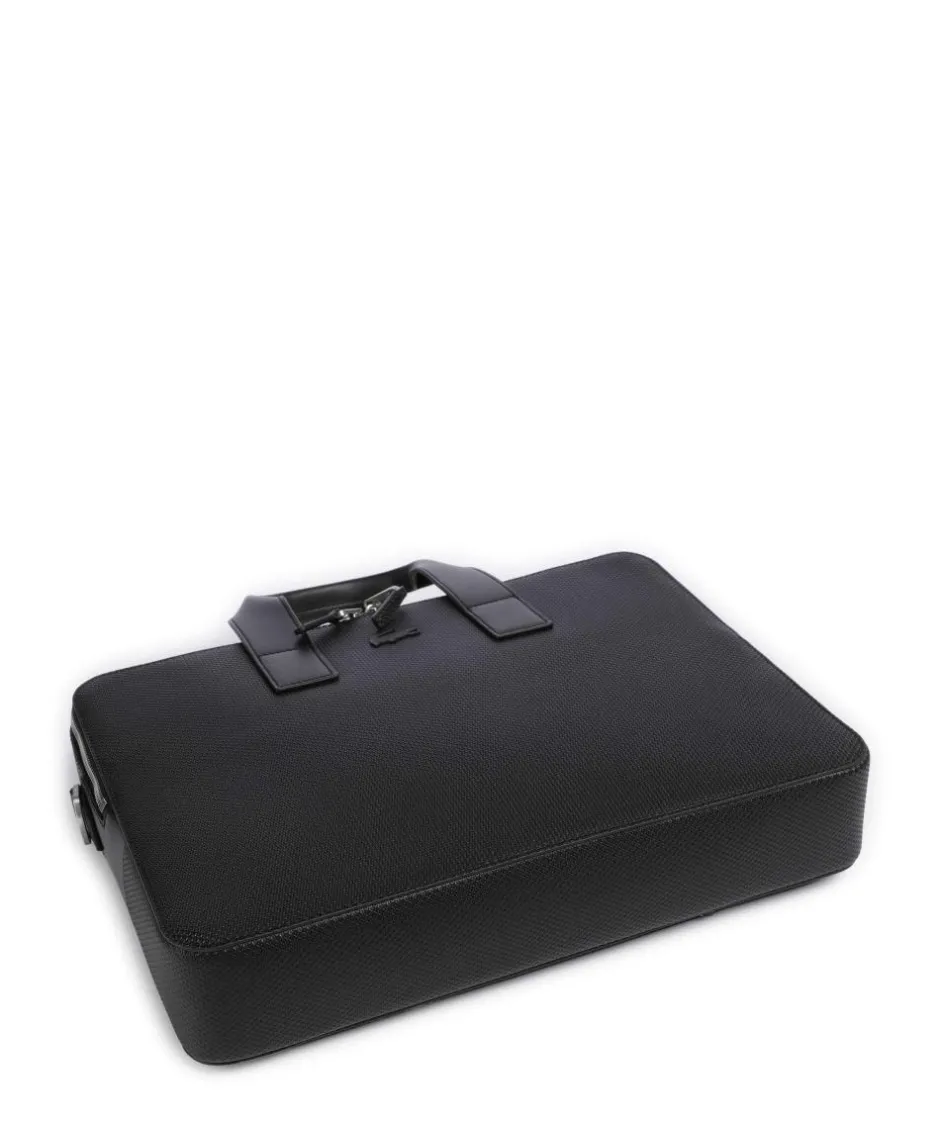 Lacoste Business- & Laptop Bags-Chantaco Briefcase 14″ embossed cow leather