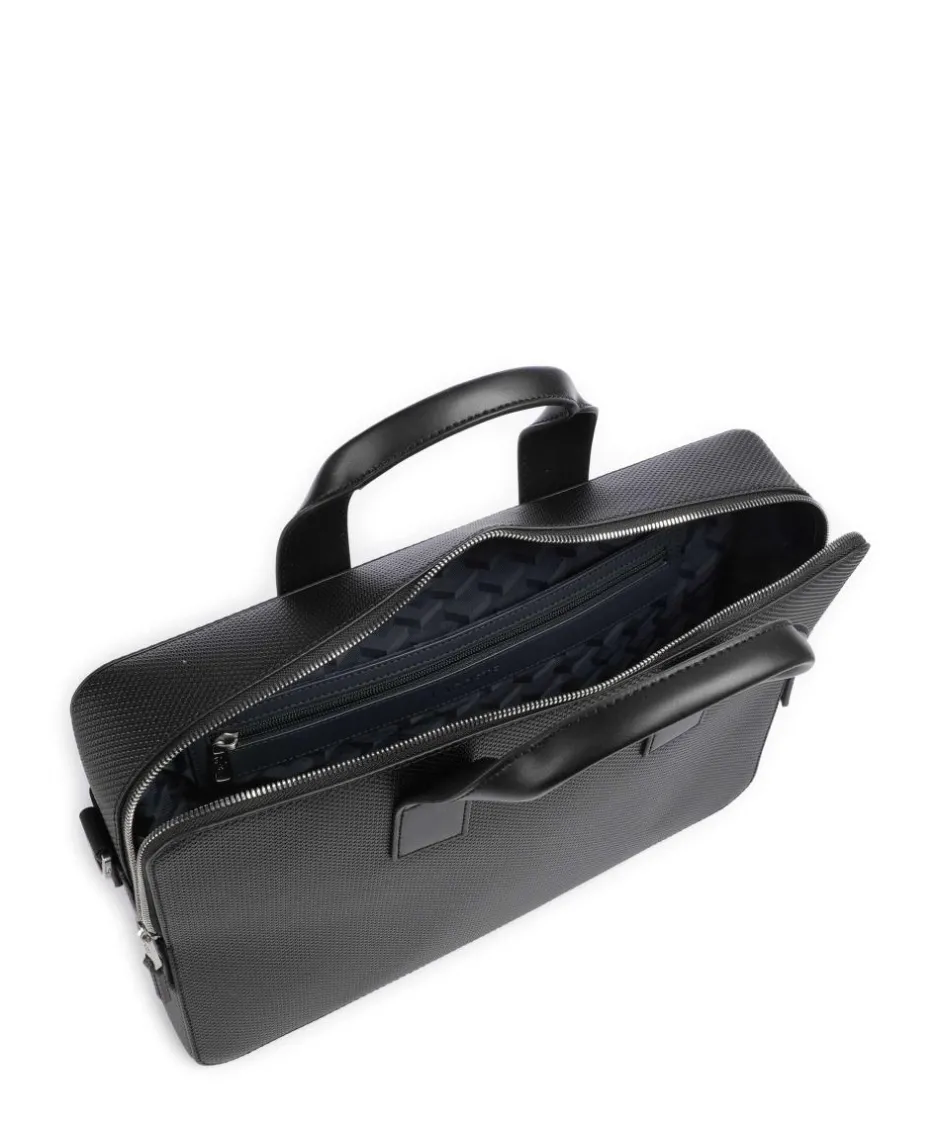 Lacoste Business- & Laptop Bags-Chantaco Briefcase 14″ embossed cow leather