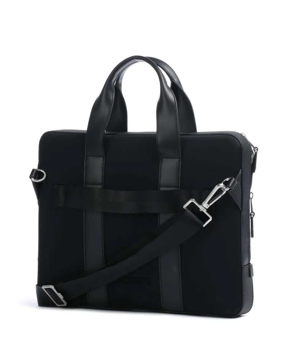 Lacoste Business- & Laptop Bags-Chantaco Briefcase 13″ saffiano cow leather, polyester