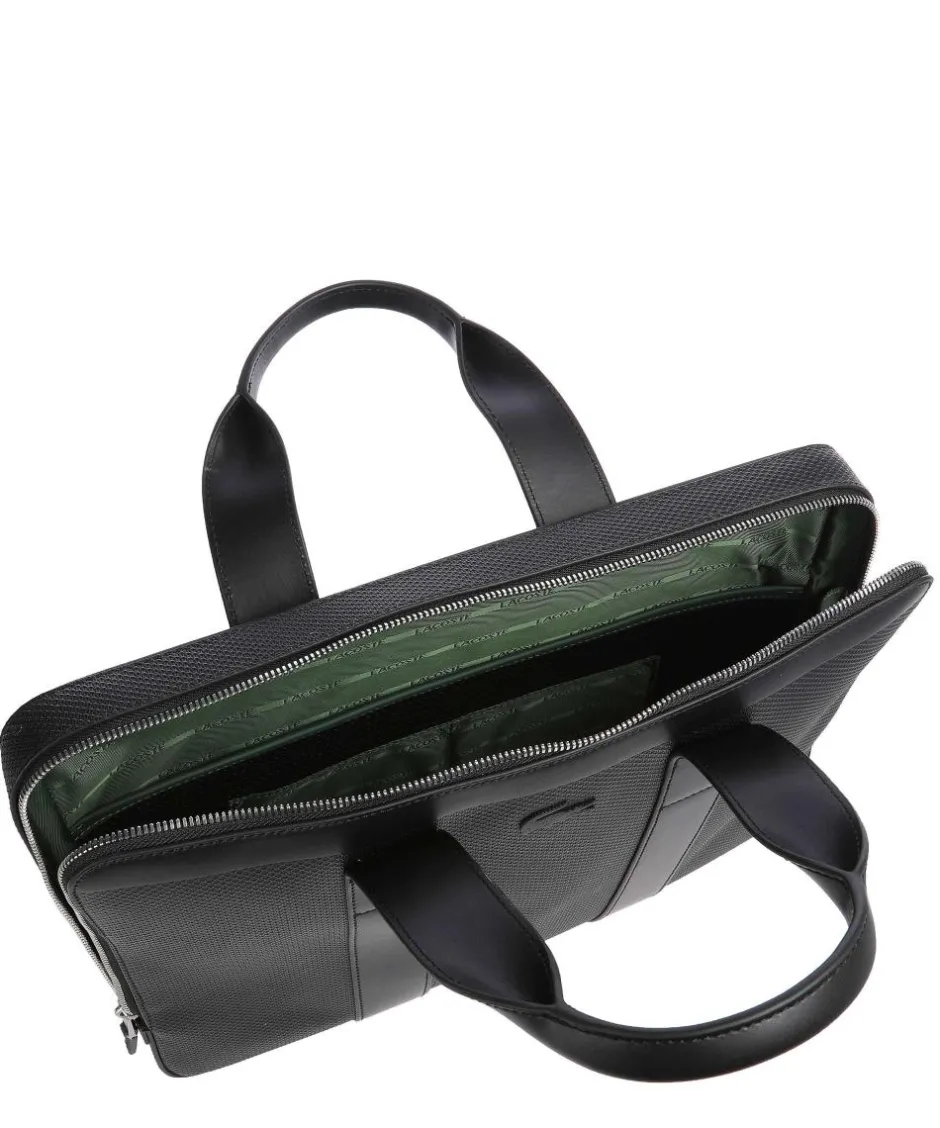 Lacoste Business- & Laptop Bags-Chantaco Briefcase 13″ saffiano cow leather, polyester