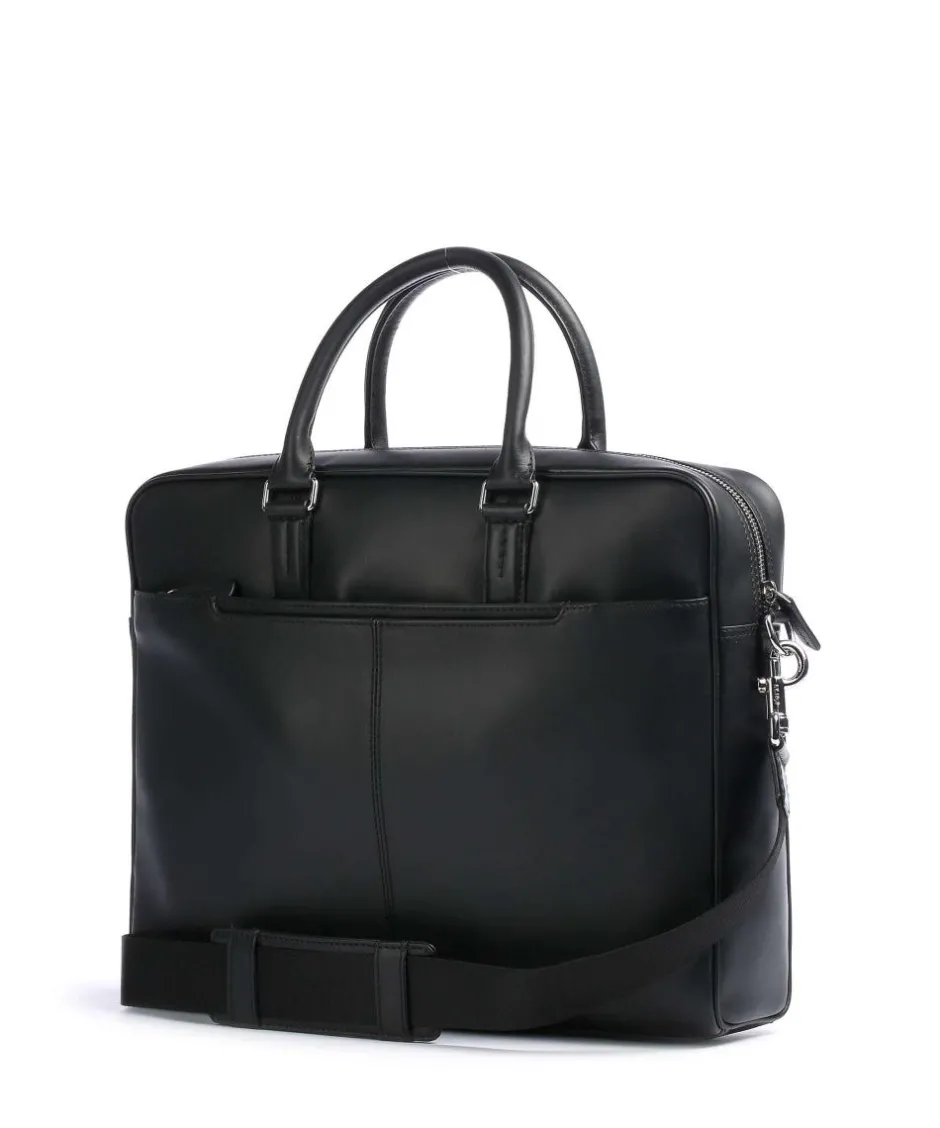 Le Tanneur Business- & Laptop Bags-Charles Briefcase 14″ smooth leather