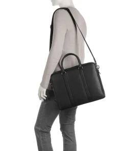 Le Tanneur Business- & Laptop Bags-Charles Briefcase grained cow leather
