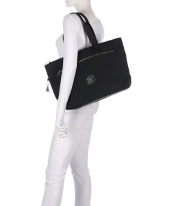 Kipling Tote Bags-Charm Colissa Zip Tote bag 15″ polyamide