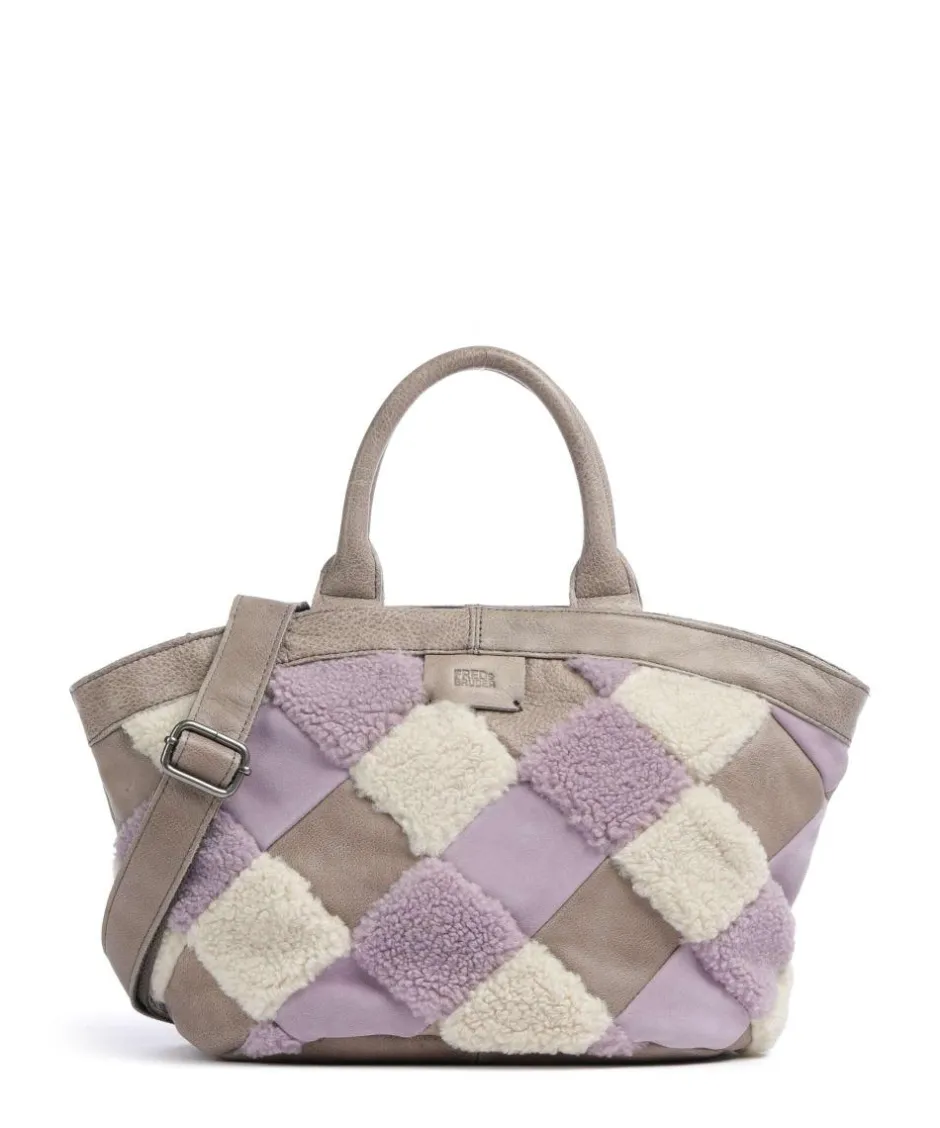 FredsBruder Handbags|Crossbody Bags-Check My Bag Handbag faux fur, leather