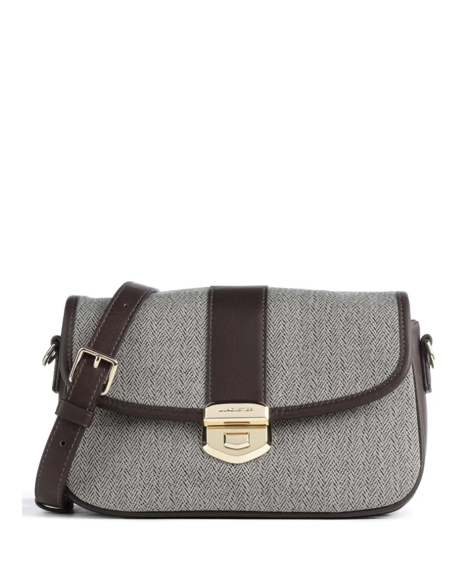 Lancaster Crossbody Bags-Chevron Fia Crossbody bag fabric