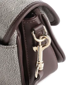 Lancaster Crossbody Bags-Chevron Fia Crossbody bag fabric