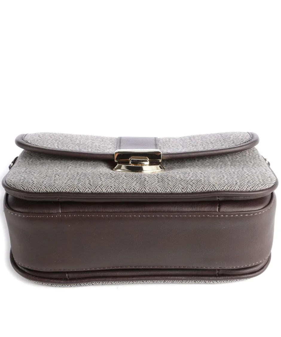 Lancaster Crossbody Bags-Chevron Fia Crossbody bag fabric