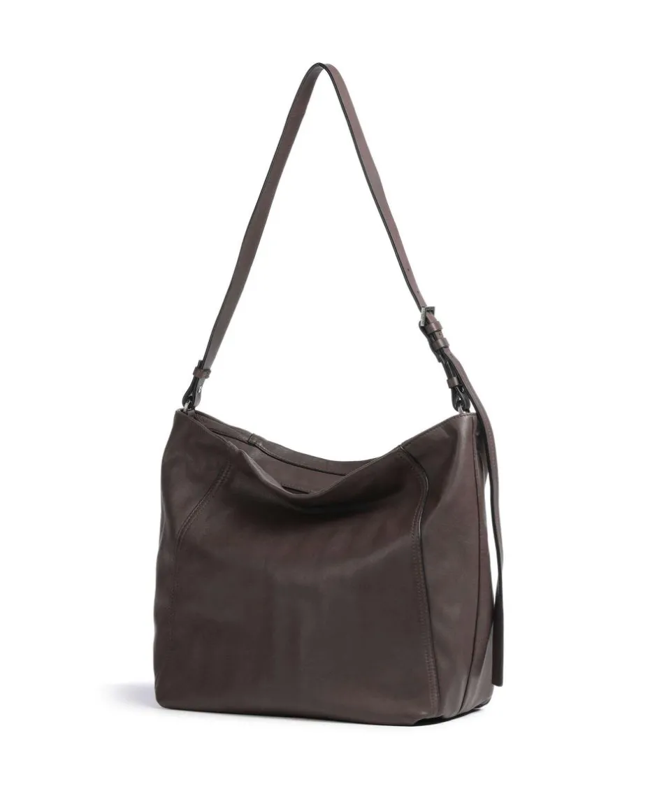 Liebeskind Shoulder Bags|Hobo Bags-Chudy Sheep Natural L Hobo bag sheepskin leather