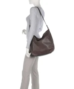 Liebeskind Shoulder Bags|Hobo Bags-Chudy Sheep Natural L Hobo bag sheepskin leather