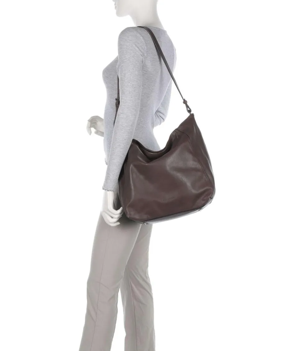 Liebeskind Shoulder Bags|Hobo Bags-Chudy Sheep Natural L Hobo bag sheepskin leather