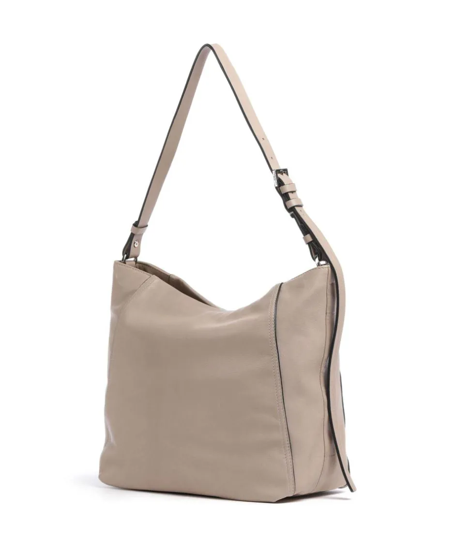 Liebeskind Shoulder Bags|Hobo Bags-Chudy Sheep Natural M Hobo bag sheepskin leather