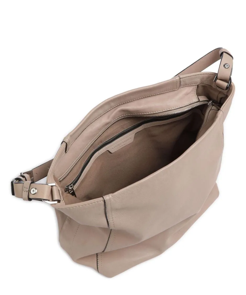 Liebeskind Shoulder Bags|Hobo Bags-Chudy Sheep Natural M Hobo bag sheepskin leather