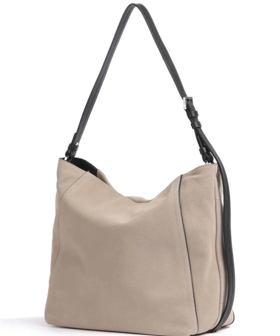 Liebeskind Shoulder Bags|Hobo Bags-Chudy Suede M Hobo bag brushed leather