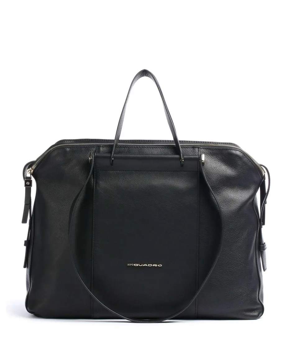 Piquadro Business- & Laptop Bags-Circle Briefcase 14″ fine grain cow leather