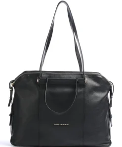 Piquadro Business- & Laptop Bags-Circle Briefcase 14″ fine grain cow leather