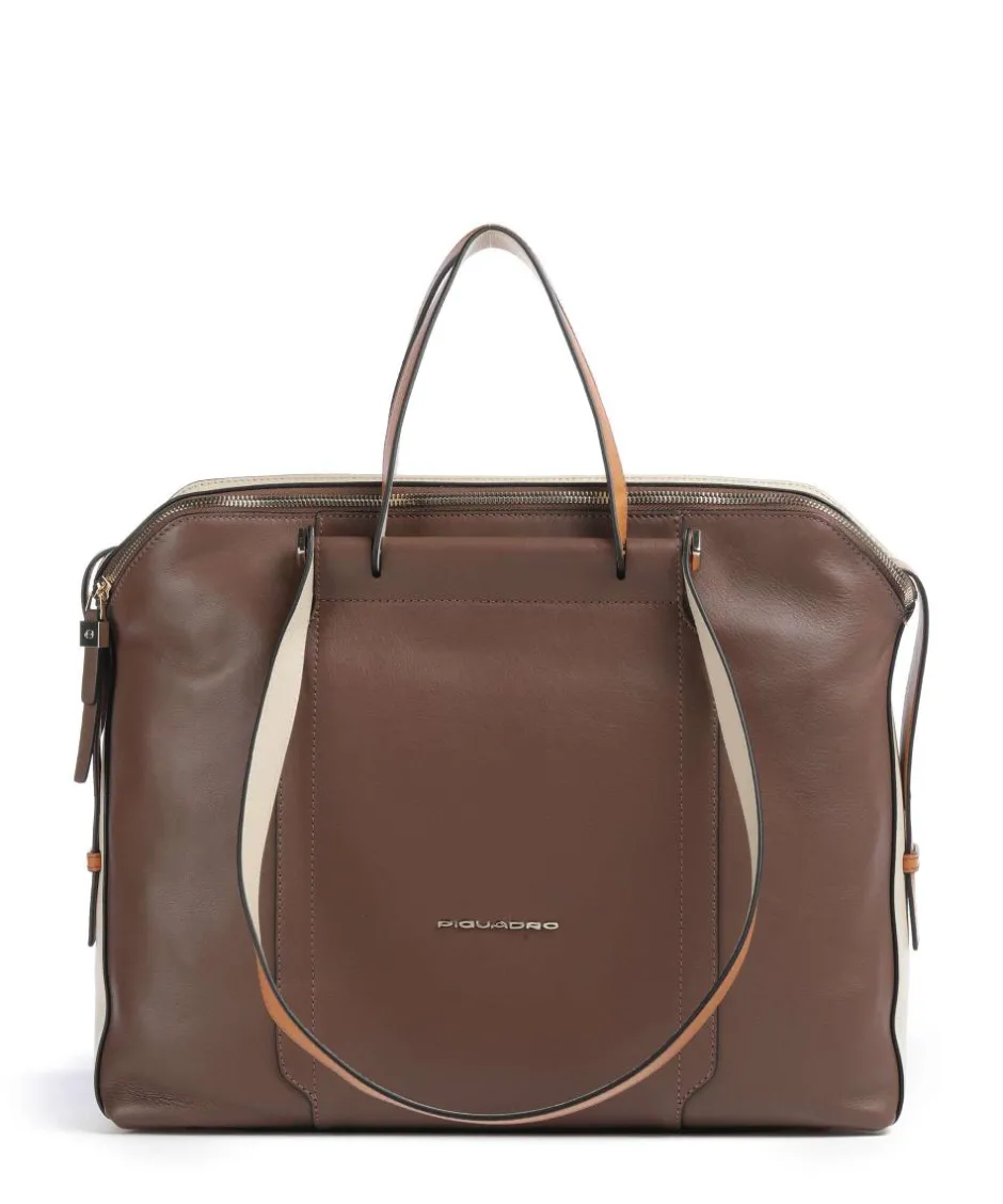 Piquadro Business- & Laptop Bags-Circle Briefcase 14″ fine grain cow leather