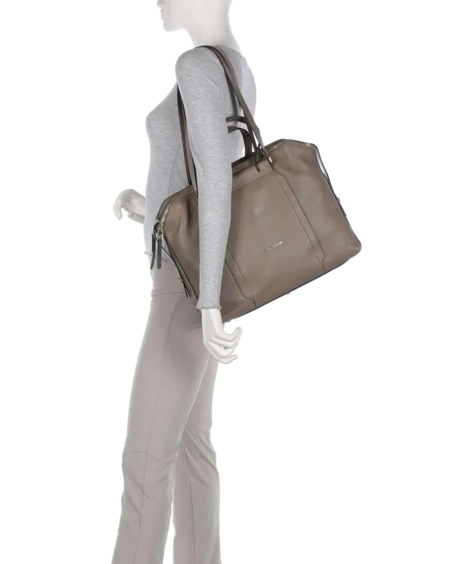 Piquadro Business- & Laptop Bags-Circle Briefcase 14″ fine grain cow leather
