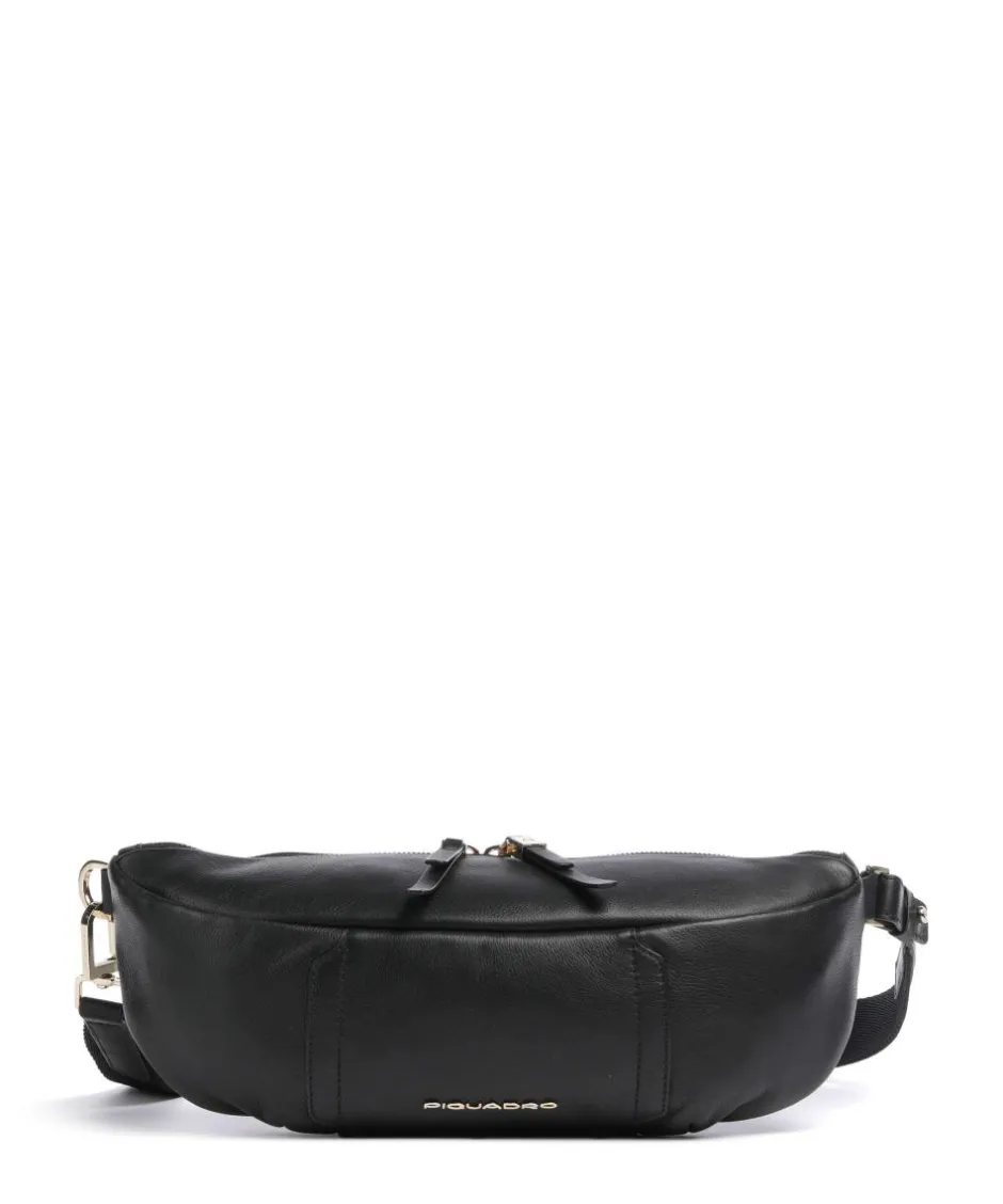 Piquadro Fanny Packs|Handbags-Circle Crossbody bag fine grain cow leather
