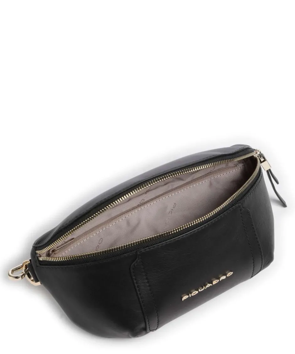 Piquadro Fanny Packs|Crossbody Bags-Circle Fanny pack fine grain cow leather