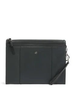 Piquadro Business- & Laptop Bags-Circle Tablet case 10″ fine grain cow leather