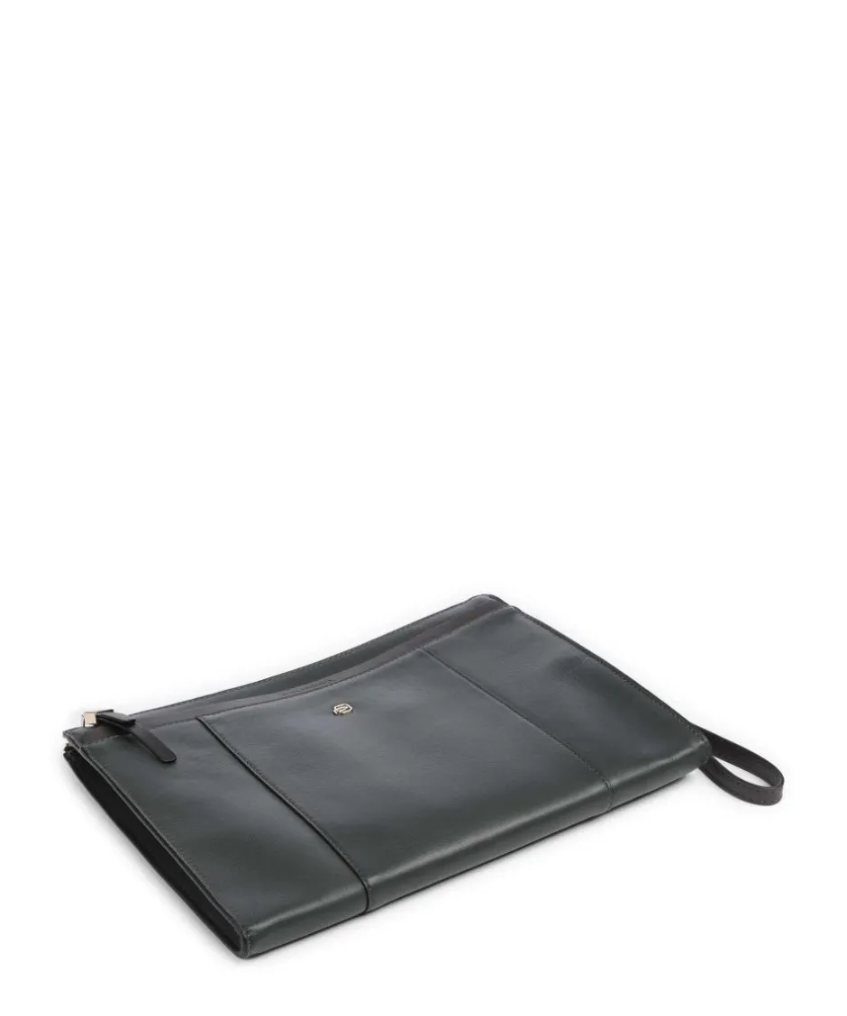 Piquadro Business- & Laptop Bags-Circle Tablet case 10″ fine grain cow leather