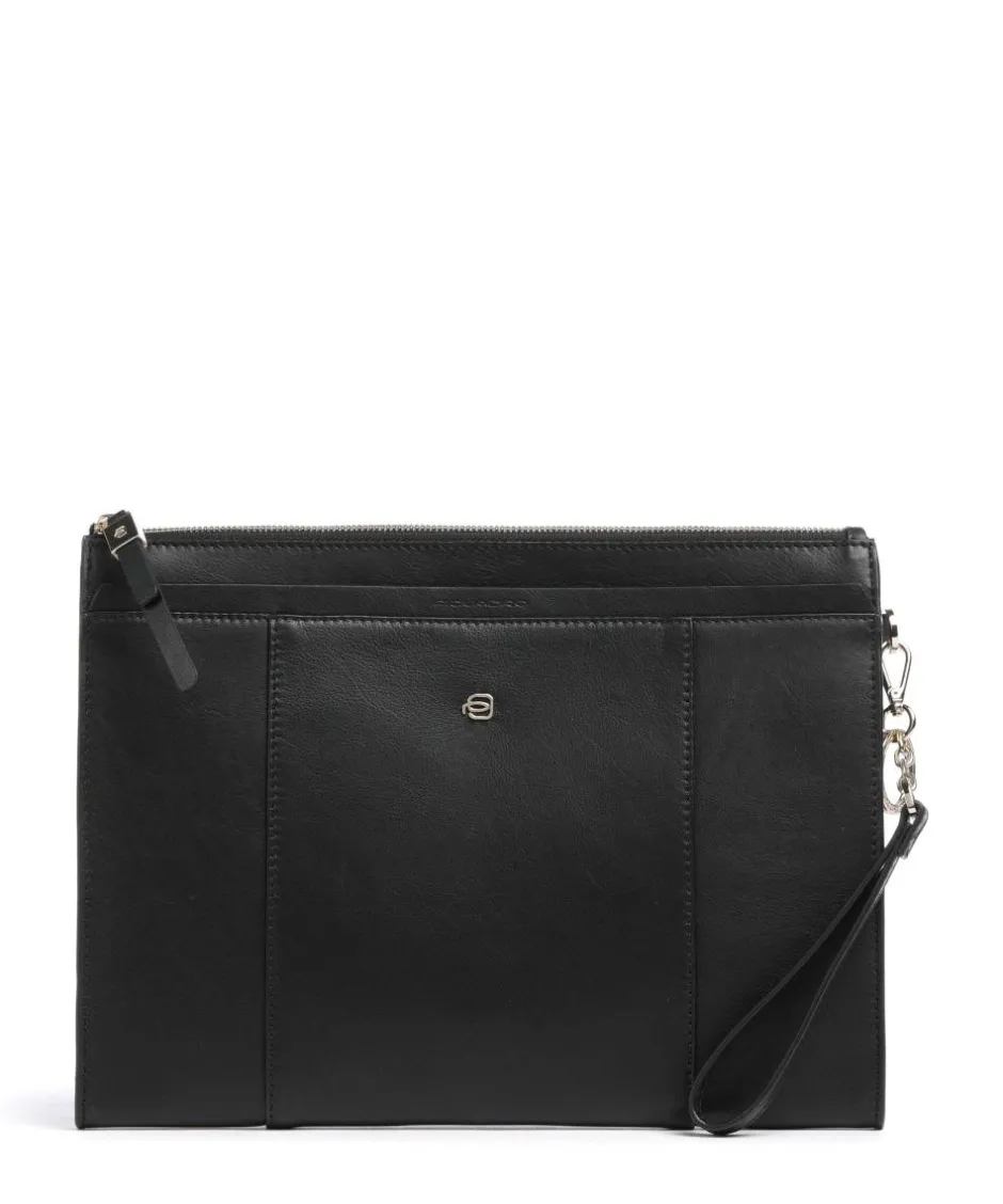 Piquadro Business- & Laptop Bags-Circle Tablet case 10″ fine grain cow leather