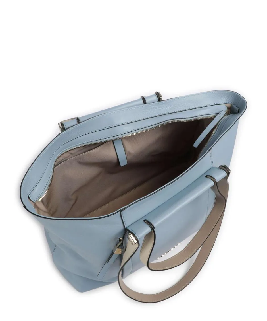 Piquadro Tote Bags|Handbags-Circle Tote bag 15″ fine grain cow leather